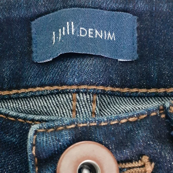 J. Jill Dark Blue Jeans. Size 6. Excellent Condition. - Picture 3 of 7